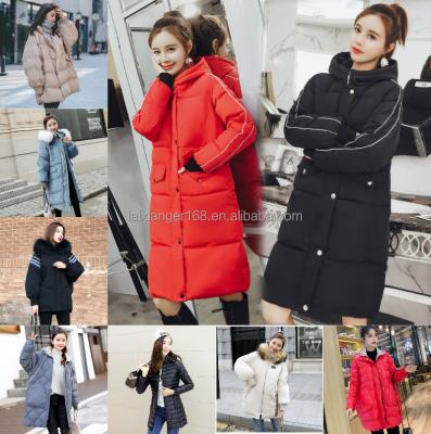 China The new breathable Korean version of the women's down jacket thickened round neck wholesale women's cold padded jacket for sale