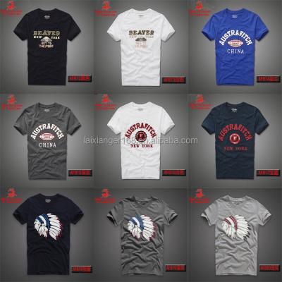 China 2023 New Anti-Wrinkle Men's O-collar Wholesale Printed T-shirt Big Short Sleeve Factory Cheap Sale $1 for sale