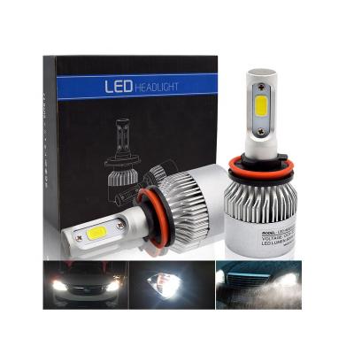 China White Led Beam Bulb Automotive Led Head Lamp Fog Light 6500k Hi Lo Headlight S2 H4 COB Chip 36W Led Headlight for sale