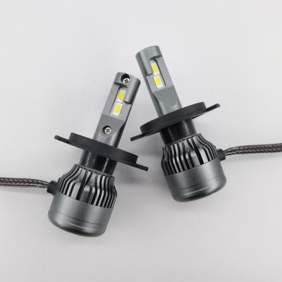 China Aluminum car led flashesflash f4 v20 3570 led headlight h4 chip led headlight 100w for sale