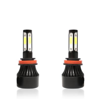 China 48W 4 Sides All-in-one Conversion 48W 4 Sides All-in-One Conversion 4 Sides Auto Turning Light Turn Signal Amber + Amber White 20000lm Led Car Headlight Bulb for sale