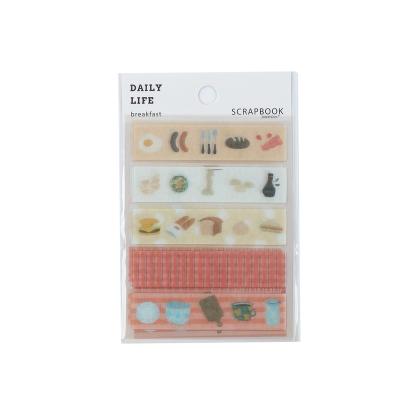 China Diy Waterproof Custom Sticker Blank Vintage Aesthetic Vintage Washi Stickers Set Scrapbook Stickers For Diary Embellishment for sale