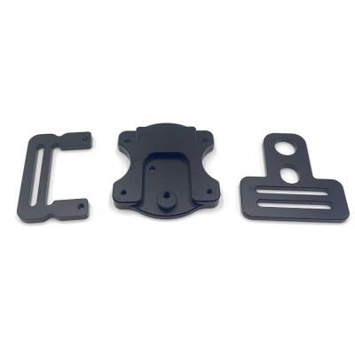 China Industrial Equipment Black Anodized Aluminum Milled CNC Milling Machining Part for sale