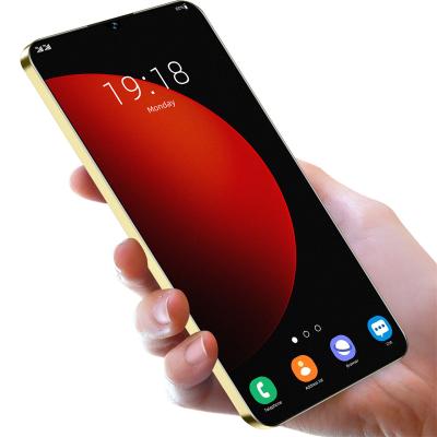 China Dual SIM Card M12 pro 6.8 inch screen handphone 16GB+512GB Android 12 smartphonel version super big MP 6800mAh support 4G 5G 48 endurance for sale