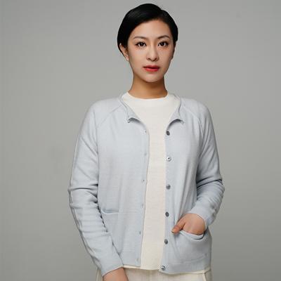 China hot sale Anti-wrinkle 100% cashmere cardigan turn down collar cardigan en cashmere support cookies oversized cardigan cashmere for sale