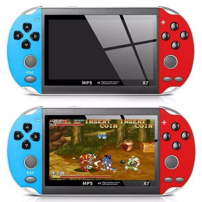 China ABS Plastic X7 4.3 Inch Retro Portable Video Game Console Handheld Game Player For Psp Games for sale