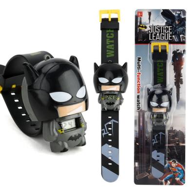 China LED Display Wholesale Marvel Heroes Train Children To Watch Cartoon Children Digital Wristwatches for sale