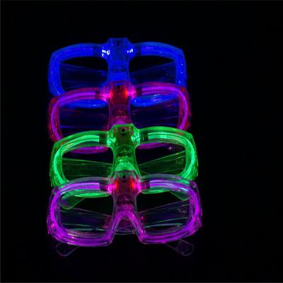 China Festival Party Event Decoration Sunglasses Fashion Happy New Year Led Flashing Glasses For Kids for sale