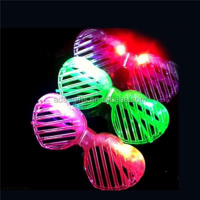 China Festival Party Event Decoration Sunglasses Multicolor Flashing Light Colorful Lead Glasses Light Party Lead Glasses for sale