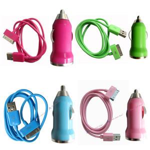 China 5V Car Charger iPhone Car Charger, with Cable, Different Color for sale