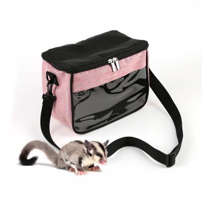 China Wholesale Oxford Small Mini Pvc Breathable Pet Carrying OEM Bag For Pets Hamster Squirrel Hedgehog for sale