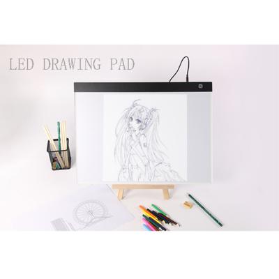 China Ultrathin Acrylic Light Up Led Light Pad Discovery Adjustable Brightness Led Board Drawing Children's Best A3 Led Sketch Pad for sale