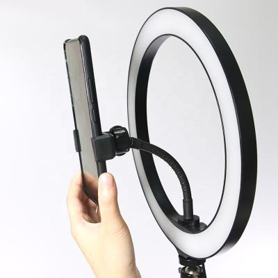 China Hot Selling PORTABLE LED Visual Stick Selfie Ring Lights With Tripod Stand 10 Inch Selfie Ring Light for sale