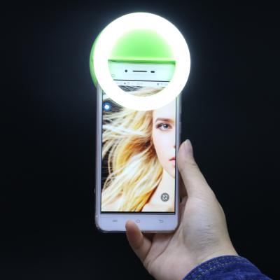 China Fill Light For Rechargeable Makeup Light Self Timer LED Ring Light Camera Phone Live Power Led Selfie Ring Light for sale