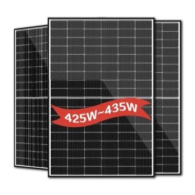 China Best Selling Light Industry Classy All Black 400W 410W 420W Solar Panels For Europe Home Electricity for sale