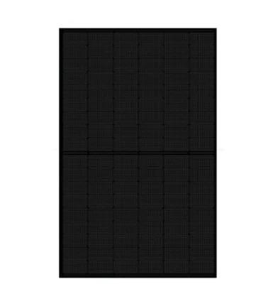 China Monocrystalline Silicon Factory Wholesales All Black High Efficiency Solar Panel Half Cut Mono House Solar Panels For Europe Market for sale