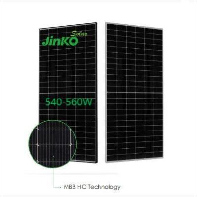 China Jinko Solar Panel Tiger Pro Bifaccial Neo Mono Solar Panels Plate 540W 545W 550W 560W 600W 610W N-Type Mono Price 182mmx182mm for sale