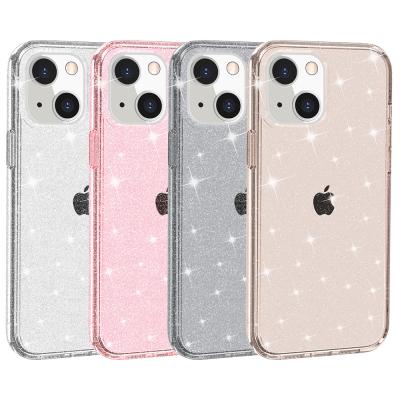 China Luxury Anti-drop Glitter IMD Case For iPhone 13 Bling Designer Sublimation Flash Custom PC Phone Case For iPhone 11 12 Pro Max for sale