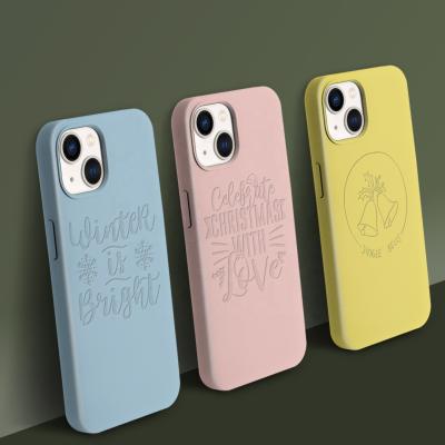 China Official Anti-drop Liquid Silicone Phone Cover For iPhone 13 12 Custom Logo Pattern Christmas Gift Phone Case For iPhone Mobile Case Cover for sale