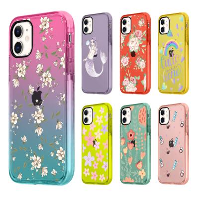 China Shockproof Anti-drop Band Back Case With Coating For iPhone 12 SE Smartphone Luxury Impact Phone Case For iPhone 13 Protective Bumper Case for sale