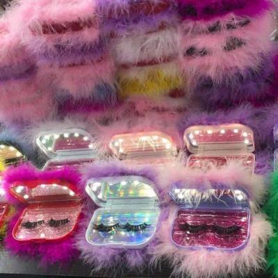 China Wholesale Comfortable Super Soft Soft Fox Hair Eyelashes Black Fox Hair Eyelash Custom Seller Customized Boxes for sale