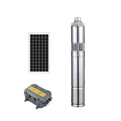 China Automotive Industry Solar DC Water Pump System Set Steel Motor Stainless Power Agriculture Rohs Material DC 24 V 3 Inches Plastic Impeller Solar Mot for sale