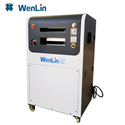 China Hydraulic Factory A4 Size Card Laminator Two Apertures Laminator PVC Card Press Machine for sale