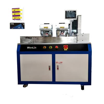 China Plastic Products High Speed ​​Efficiency Formed Card Punching Machine / PVC Card Die Cutter With 1800-2500 Cards/Hour for sale