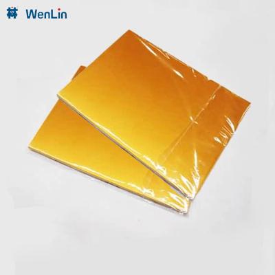 China Card Making A4 300micron PVC Gold Inkjet Printing PVC Sheet PVC ID Card Material For Card Making for sale