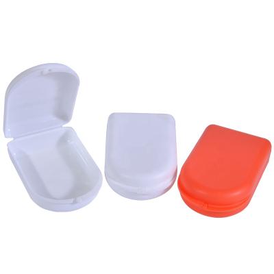 China Denture Teeth Mouthguard Box Plastic Mouth Guard Case Denture Box for sale