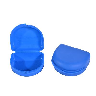 China Custom Plastic Dental Mouth Guard Mouthguard Box Containers Denture Storage Case For Storage Medical Grade for sale