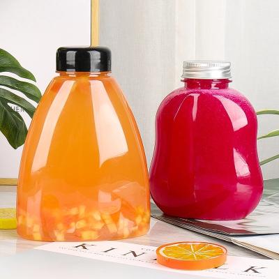 China Beverage Pet Bottle Flat Packaging Petpetpetpet 300Ml Plastic Pet Shampoo Bottle for sale