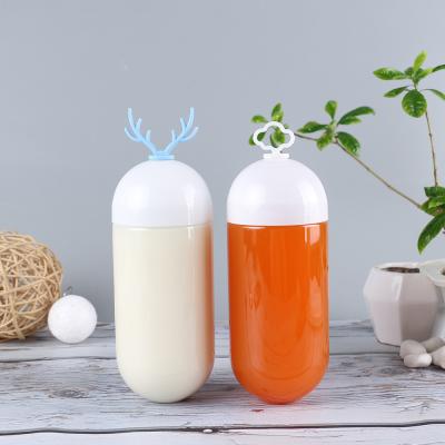 China Plastic Bottle Pet Tea Beverage Milk Bottle Plastic Making Drinking Plastic Bottle for sale