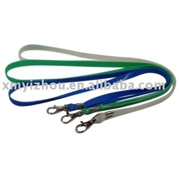 China Flexible Silicone Lanyard For Keys /ID Tags for sale