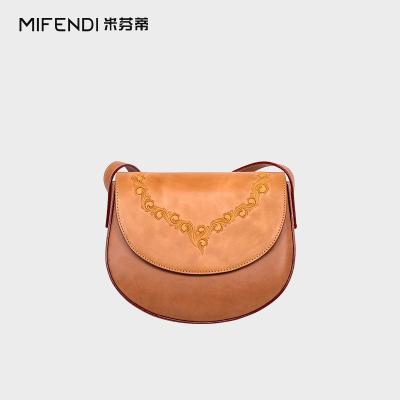 China Fashion New arrival china tooling leather craft handbag for ladies 2022 new design for sale