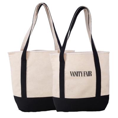 China Logo Printed Promotional Recycle Letter Eco Friendly Tote Shopping Canvas Bags Eco Friendly Custom Made for sale