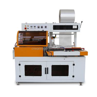 China Food QL5545 Wanhe Oven Sleeve Shrink Packing Tunnel Heat Sealing Shrink Sleeve Wrap Packaging Machine for sale