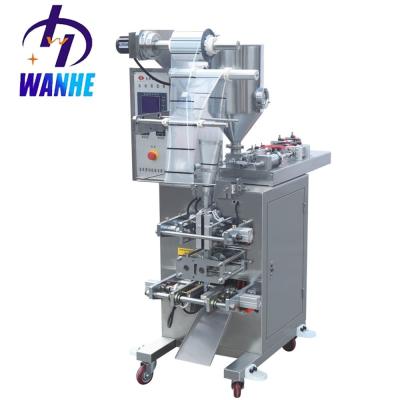 China WANHE Food Automatic Small Paste Filling and Packaging Machine Tomato Ketchup Sachet Pouch Sealing Packing Machine for sale