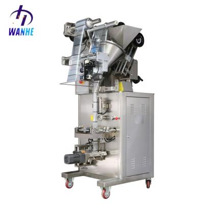 China WANHE Automatic Food Coffee Flour Curry Suger Coffee Matcha Powder Filling and Machine Powder Pillow Sealing Packing Machine for sale