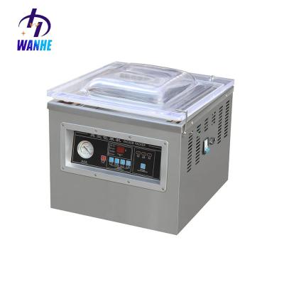 China DZ 400 Table Top Chicken Vacuum Sealers Fish Seafood Pump Vacuum Sealers Industrial CLOTHING WANHE Single Chamber Desktop Packing Machine for sale