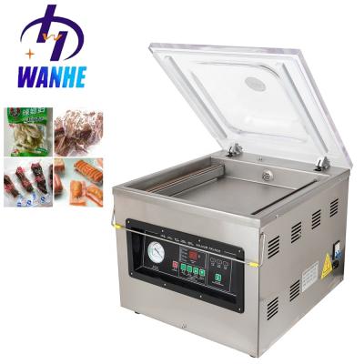 China WANHE DZ-500 Commercial Single Chamber Chicken Packer Vacuum Machine Coffee Meat Vacuum Packer Vacuum Packer Food for sale