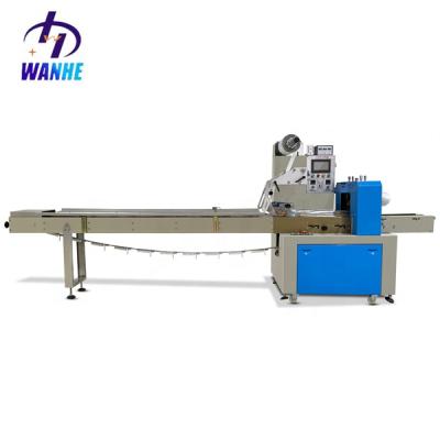 China WANHE KD-350 Food Factory Automatic Pillow Packing Machine For Cake Bubble Cover for sale