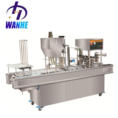 China CD-20B automatic yogurt drink water cup jelly filling and sealing machine for sale