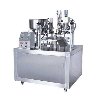 China Ex-factory Food New Wanhe Metal Tube Semi-automatic Filling And Sealing Machine For Cream Toothpaste Cosmetics for sale