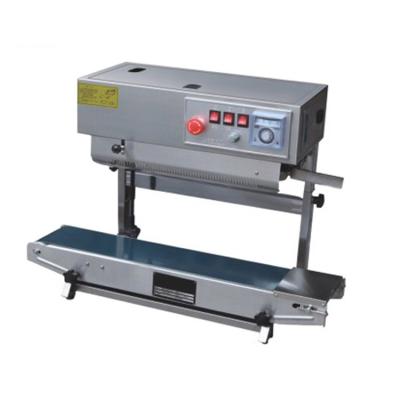 China DBF-900LW Automatic Vertical Continuous Food Plastic Bag Heat Sealer Sealing Machine for Aluminum Foil Plastic Bag for sale