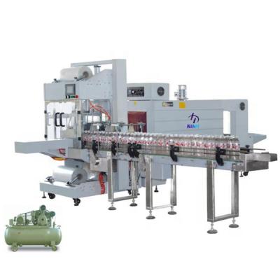 China High Speed ​​Automatic Food Glass Bottle Water Beverage Shrink Tunnel Wrapping Machine for sale