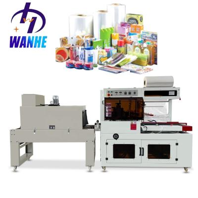 China Food L Automatic Sealer Tunnel Packing Machine Candle Magazine Sauce Water Bottle Plastic Sheet Heat Shrink Mineral Packaging Machine for sale