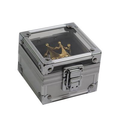 China Lockable Custom Gift Box Packaging Luxury Jewelry Bracelet Boxes Watch Box Organizing Aluminum for sale