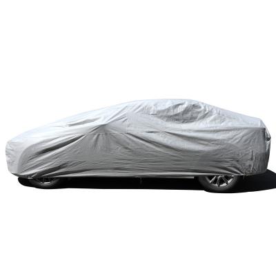 China China Price Nonwoven Fabric Sunproof Fabric Cheap Silver Foldable Exterior Waterproof Classic Car Auto Body Parking Cover for sale