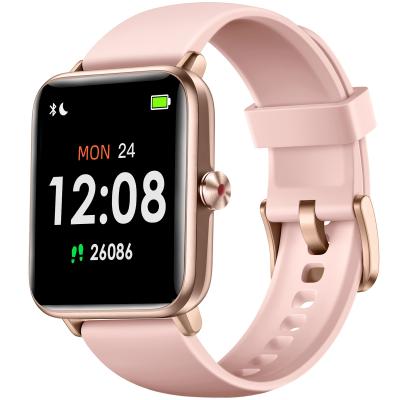 China Touch Screen 2021 Latest Delivery GT01 Fitnesstracker Pink GPS Swim Run Smart Watch 2022 Model Free for sale